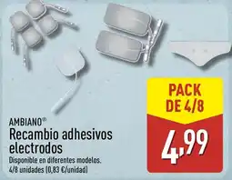 ALDI AMBIANO Recambio adhesivos electrodos oferta