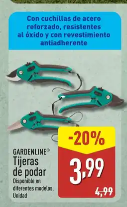 ALDI GARDENLINE Tijeras de podar oferta