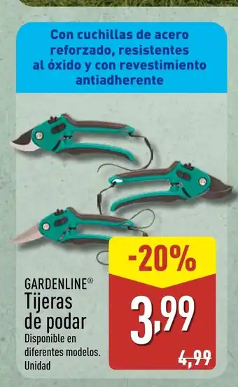ALDI GARDENLINE Tijeras de podar oferta