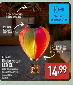 ALDI BELAVI Globo solar LED XL oferta