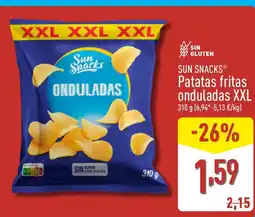 ALDI SUN SNACKS Patatas fritas onduladas XXL oferta