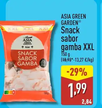 ALDI ASIA GREEN GARDEN Snack sabor gamba oferta