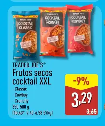 ALDI TRADER JOE'S Frutos secos cocktail XXL oferta