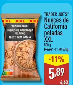 ALDI TRADER JOE'S Nueces de California peladas XXL oferta
