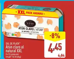 ALDI SAL DE PLATA Atún claro al natural XXL oferta