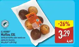 ALDI EL HORNO Muffins XXL oferta