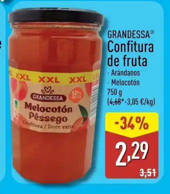 ALDI GRANDESSA Confitura de fruta oferta