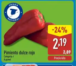 ALDI Pimiento dulce rojo oferta