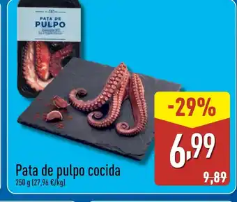 ALDI Pata de pulpo cocida oferta