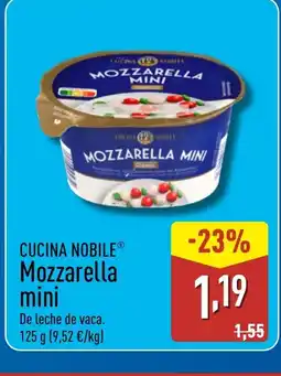 ALDI CUCINA NOBILE Mozzarella mini oferta