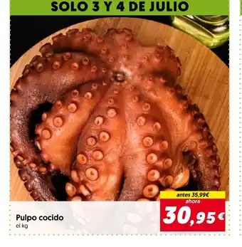 Hiper Usera Pulpo cocido oferta