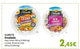 Hiper Usera FLORETTE Ensalada oferta