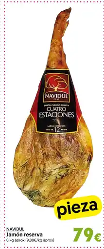 Hiper Usera NAVIDUL Jamón reserva oferta