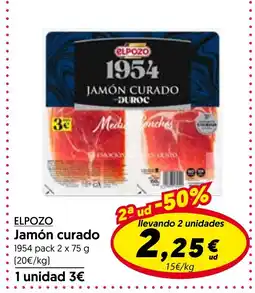 Hiper Usera ELPOZO Jamón curado oferta