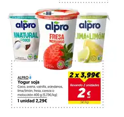 Hiper Usera ALPRO Yogur soja oferta