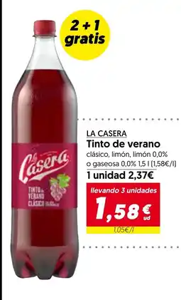 Hiper Usera LA CASERA Tinto de verano oferta