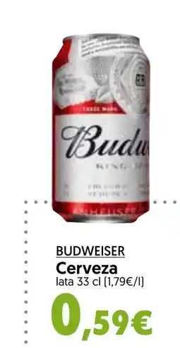 Hiper Usera BUDWEISER Cerveza oferta