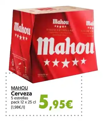 Hiper Usera MAHOU Cerveza oferta