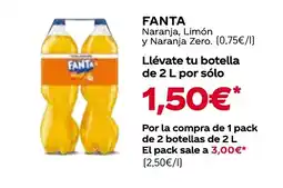 Hiper Usera FANTA Naranja, Limón oferta