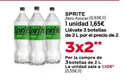 Hiper Usera SPRITE Zero Azúcar oferta
