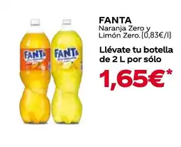 Hiper Usera FANTA Naranja Zero y Limón Zero oferta