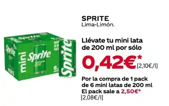 Hiper Usera SPRITE Lima-Limón oferta
