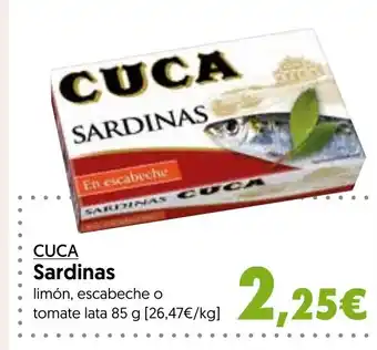 Hiper Usera CUCA Sardinas oferta