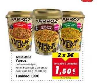 Hiper Usera YATEKOMO Yarroz oferta