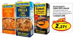 Hiper Usera GALLINA BLANCA Caldo 100% natural oferta