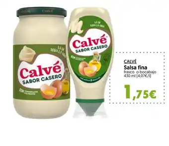Hiper Usera CALVÉ Salsa fina oferta