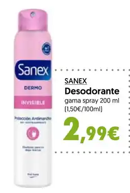 Hiper Usera SANEX Desodorante oferta