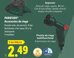 Lidl PARKSIDE Accesorios de riego oferta