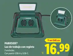 Lidl PARKSIDE Luz de trabajo con regleta oferta