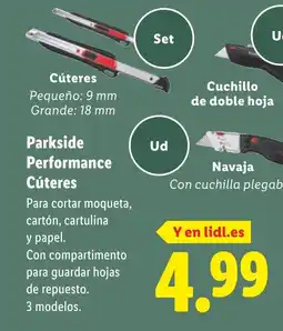 Lidl PARKSIDE Performance Cúteres oferta