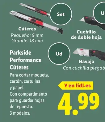 Lidl PARKSIDE Performance Cúteres oferta
