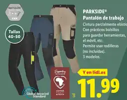 Lidl PARKSIDE Pantalón de trabajo oferta