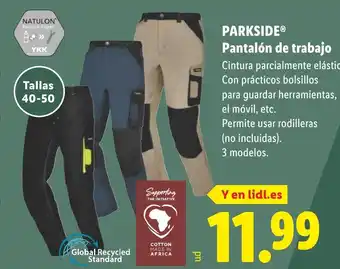 Lidl PARKSIDE Pantalón de trabajo oferta