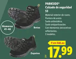 Lidl PARKSIDE® Calzado de seguridad S3 oferta