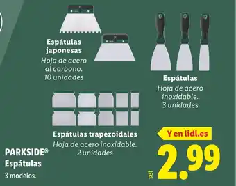 Lidl PARKSIDE Espátulas oferta