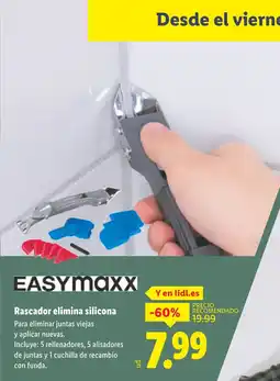 Lidl Rascador elimina silicona oferta