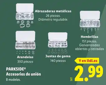 Lidl PARKSIDE Accesorios de unión oferta