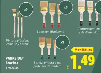 Lidl PARKSIDE Brochas oferta