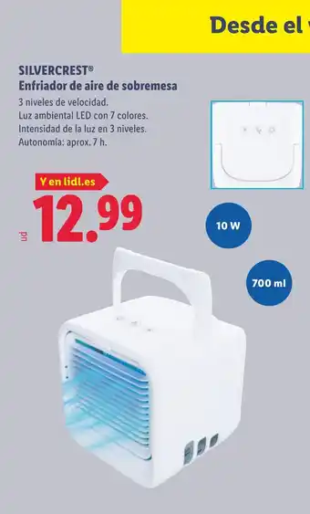 Lidl SILVERCREST Enfriador de aire de sobremesa oferta