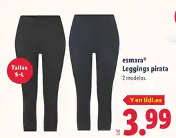 Lidl ESMARA Leggings pirata oferta