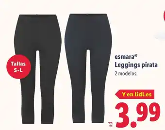 Lidl ESMARA Leggings pirata oferta