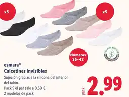 Lidl ESMARA Calcetines invisibles oferta