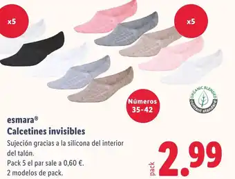 Lidl ESMARA Calcetines invisibles oferta
