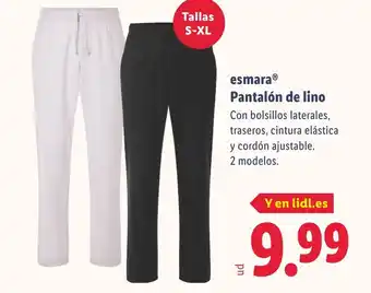 Lidl ESMARA Pantalón de lino oferta