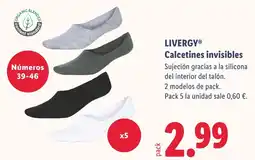 Lidl LIVERGY Calcetines invisibles oferta