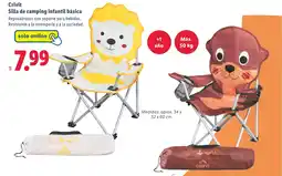 Lidl Crivit Silla de camping infantil básica oferta